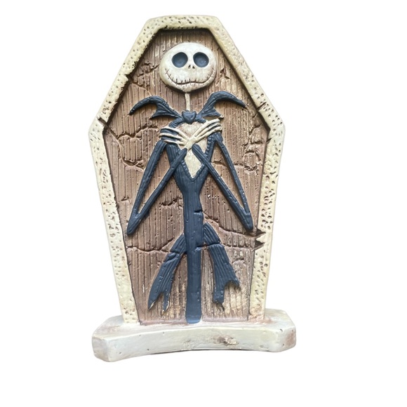Nightmare Before Christmas Jack Skellington 7" Mini Tombstone. - Picture 1 of 2